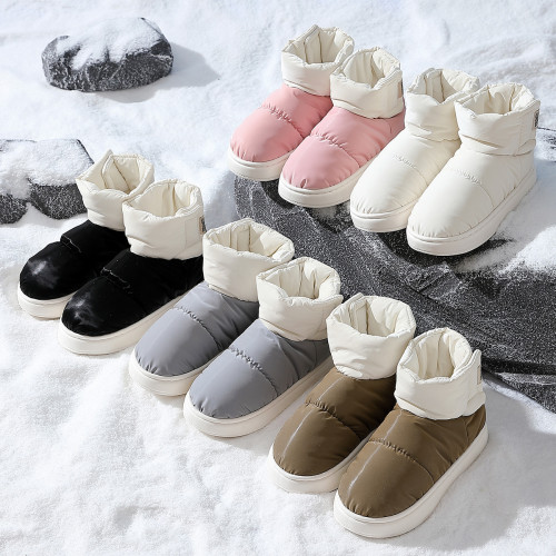 防水棉拖鞋女秋冬季雪地靴情侶室內家居家用防滑保暖厚底拖鞋冬男 防水棉拖鞋女秋冬季雪地靴情侶室內家居家用防滑保暖厚底拖鞋冬男