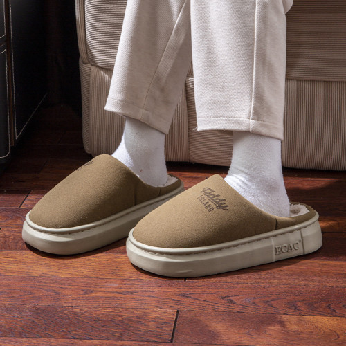 秋冬季棉拖鞋女居家防滑厚底室內靜音保暖情侶毛絨拖鞋男冬天家用 秋冬季棉拖鞋女居家防滑厚底室內靜音保暖情侶毛絨拖鞋男冬天家用