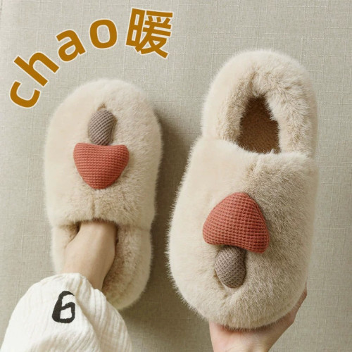 棉拖鞋女士冬季包跟保暖家居室內厚底可愛月子加絨情侶外穿棉鞋男 棉拖鞋女士冬季包跟保暖家居室內厚底可愛月子加絨情侶外穿棉鞋男