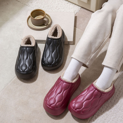 防水棉拖鞋女2024秋冬季外穿防滑厚底加絨辦公室包跟保暖拖鞋男款 防水棉拖鞋女2024秋冬季外穿防滑厚底加絨辦公室包跟保暖拖鞋男款