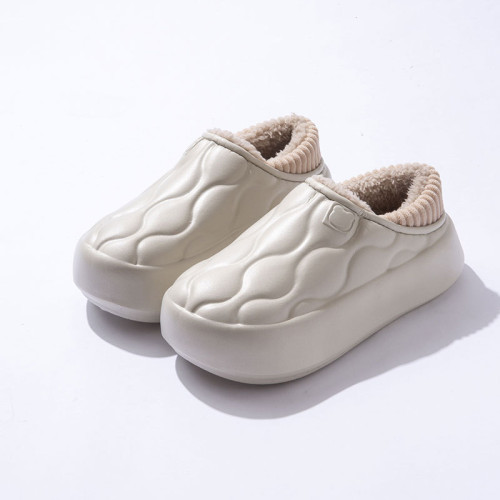 防水棉拖鞋女2024秋冬季外穿防滑厚底加絨辦公室包跟保暖拖鞋男款 防水棉拖鞋女2024秋冬季外穿防滑厚底加絨辦公室包跟保暖拖鞋男款