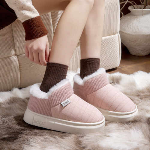 踩屎感棉拖鞋女冬季包跟外穿2024新款加絨厚底保暖情侶高幫棉鞋男 踩屎感棉拖鞋女冬季包跟外穿2024新款加絨厚底保暖情侶高幫棉鞋男