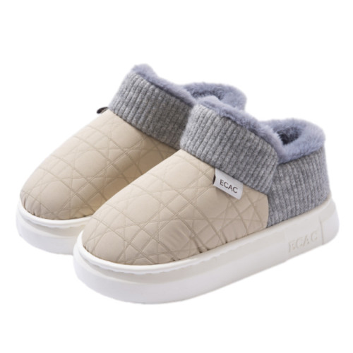 踩屎感棉拖鞋女冬季包跟外穿2024新款加絨厚底保暖情侶高幫棉鞋男 踩屎感棉拖鞋女冬季包跟外穿2024新款加絨厚底保暖情侶高幫棉鞋男