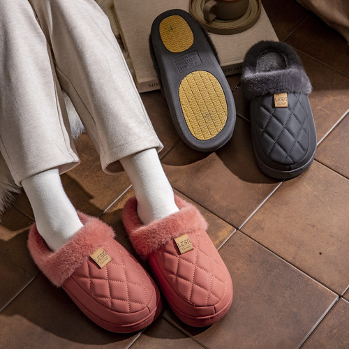 中老年人防滑棉拖鞋女冬季防水室內家居厚底保暖爸媽冬天家用拖鞋 中老年人防滑棉拖鞋女冬季防水室內家居厚底保暖爸媽冬天家用拖鞋