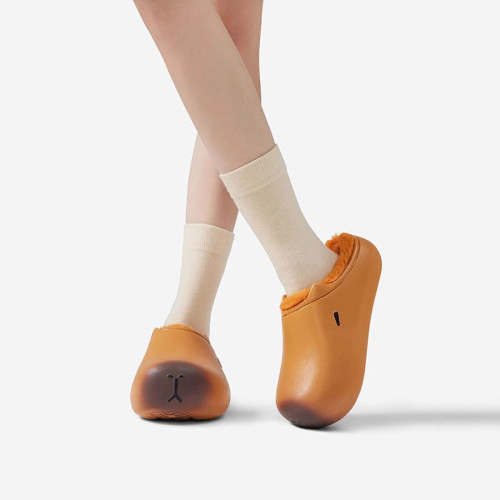 卡皮巴拉eva棉拖鞋女冬居家厚底棉拖情侶毛絨保暖防水棉鞋親子款 卡皮巴拉eva棉拖鞋女冬居家厚底棉拖情侶毛絨保暖防水棉鞋親子款