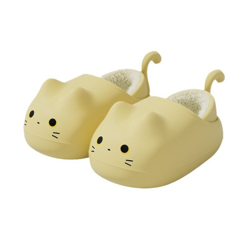 可愛貓咪棉拖鞋女童秋冬季室內男童拖鞋厚絨保暖防水卡通兒童棉鞋 可愛貓咪棉拖鞋女童秋冬季室內男童拖鞋厚絨保暖防水卡通兒童棉鞋