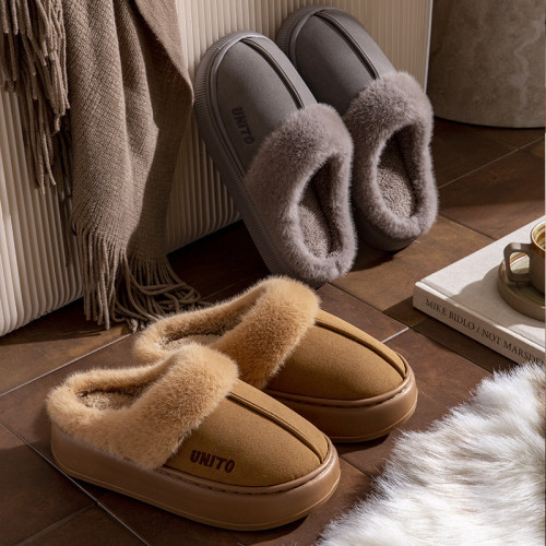 踩屎感棉拖鞋女秋冬季新款家用保暖厚底情侶居家毛毛拖鞋男士冬天 踩屎感棉拖鞋女秋冬季新款家用保暖厚底情侶居家毛毛拖鞋男士冬天