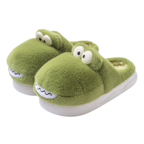 卡通恐龍棉拖鞋男秋冬季2024新款室內防滑保暖情侶家居厚底棉拖女 卡通恐龍棉拖鞋男秋冬季2024新款室內防滑保暖情侶家居厚底棉拖女