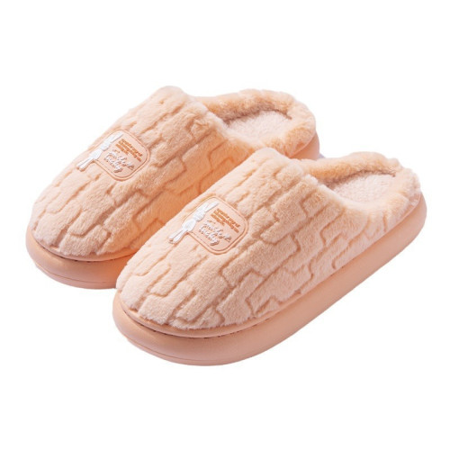 棉拖鞋女士秋冬季加絨保暖2024新款家居室內厚底防滑情侶棉拖鞋男 棉拖鞋女士秋冬季加絨保暖2024新款家居室內厚底防滑情侶棉拖鞋男