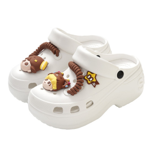 ShuTa厚底增高洞洞鞋CROSS新款人氣外穿辦公室防滑透氣包頭鞋女夏 ShuTa厚底增高洞洞鞋CROSS新款人氣外穿辦公室防滑透氣包頭鞋女夏