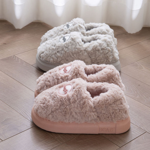 包跟棉拖鞋女士冬季室內居家居月子保暖毛毛絨厚底情侶外穿棉鞋男 包跟棉拖鞋女士冬季室內居家居月子保暖毛毛絨厚底情侶外穿棉鞋男