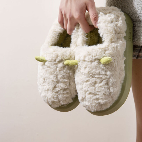 棉拖鞋女士冬季室內家居毛絨包跟保暖可愛厚底加絨外穿情侶棉鞋男 棉拖鞋女士冬季室內家居毛絨包跟保暖可愛厚底加絨外穿情侶棉鞋男