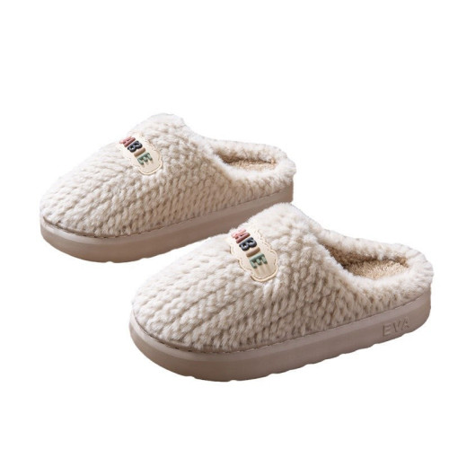 2024新款棉拖鞋女士冬天家用室內家居防滑保暖厚底情侶毛絨拖鞋男