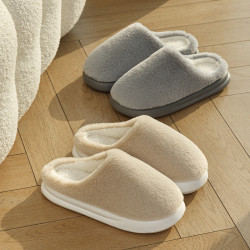 棉拖鞋女士冬季新款室內家居EVA厚底防滑情侶保暖家用加絨棉拖男