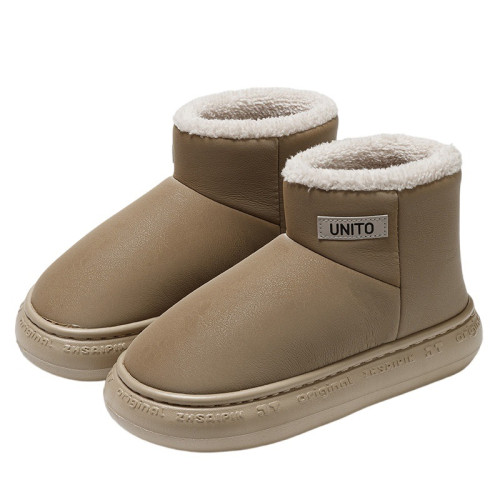 防水棉拖鞋女冬季保暖外穿2024新款加絨加厚高包跟時尚UG雪地靴女 防水棉拖鞋女冬季保暖外穿2024新款加絨加厚高包跟時尚UG雪地靴女