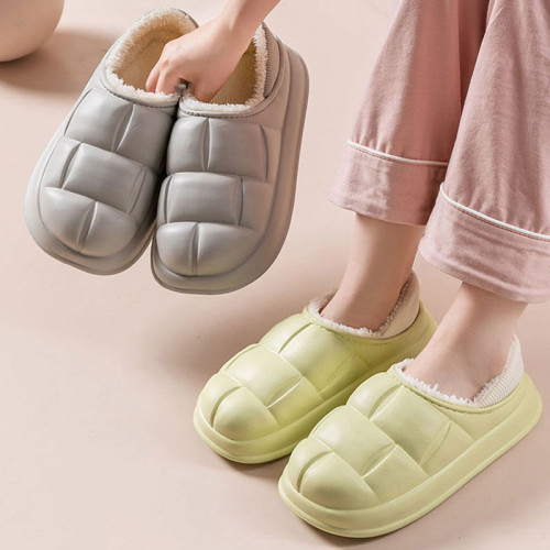 防水棉拖鞋女冬季2023新款包跟家居保暖月子鞋外穿加絨毛毛棉鞋男 防水棉拖鞋女冬季2023新款包跟家居保暖月子鞋外穿加絨毛毛棉鞋男