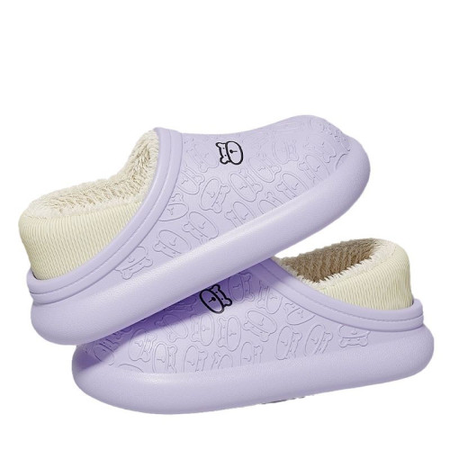 踩屎感棉拖鞋女士冬季室內家居厚底外穿防水孕婦産後月子包跟棉鞋 踩屎感棉拖鞋女士冬季室內家居厚底外穿防水孕婦産後月子包跟棉鞋