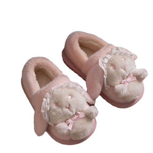 棉拖鞋女款冬季包跟保暖可愛厚底ins少女心洛麗塔情侶外穿棉鞋男 棉拖鞋女款冬季包跟保暖可愛厚底ins少女心洛麗塔情侶外穿棉鞋男