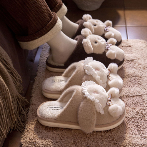 可愛洛麗塔棉拖鞋女冬季新款室內家居保暖卡通ins風學生厚底毛拖 可愛洛麗塔棉拖鞋女冬季新款室內家居保暖卡通ins風學生厚底毛拖