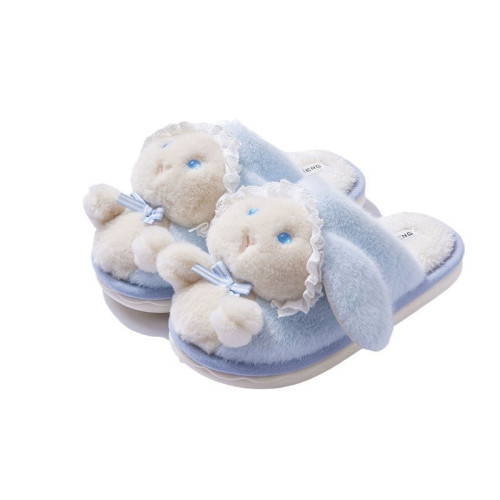 可愛洛麗塔棉拖鞋女冬季新款室內家居保暖卡通ins風學生厚底毛拖 可愛洛麗塔棉拖鞋女冬季新款室內家居保暖卡通ins風學生厚底毛拖