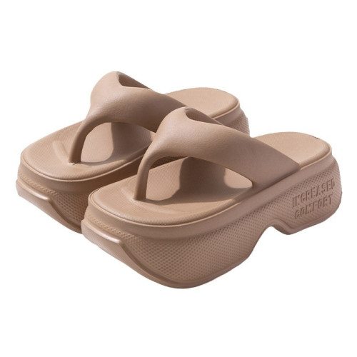 7.0cm厚底人字拖女夏季2024新款網紅時尚增高防滑沙灘涼拖鞋外穿