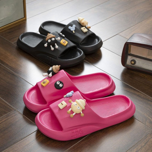 厚底拖鞋女2024新款夏季外穿家居室內防滑防臭踩屎感eva涼拖鞋男