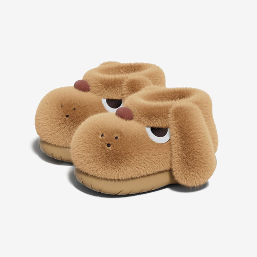 專用可愛小狗棉鞋女冬季居家防滑棉拖包跟保暖情侶毛絨棉靴男 專用可愛小狗棉鞋女冬季居家防滑棉拖包跟保暖情侶毛絨棉靴男