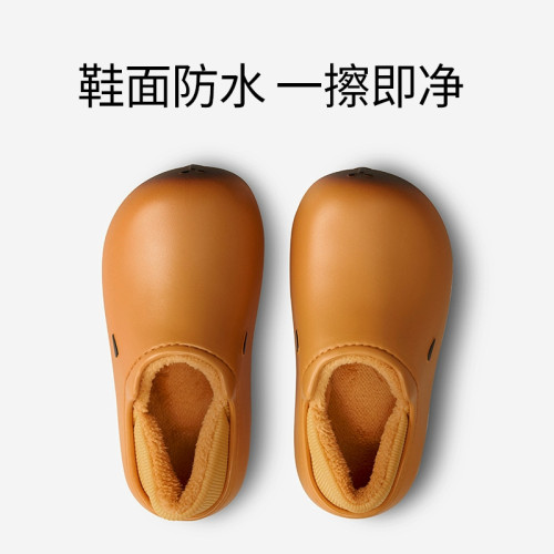 卡皮巴拉勃肯鞋加絨包跟棉拖鞋女冬季保暖家居情侶防水男棉鞋外穿 卡皮巴拉勃肯鞋加絨包跟棉拖鞋女冬季保暖家居情侶防水男棉鞋外穿