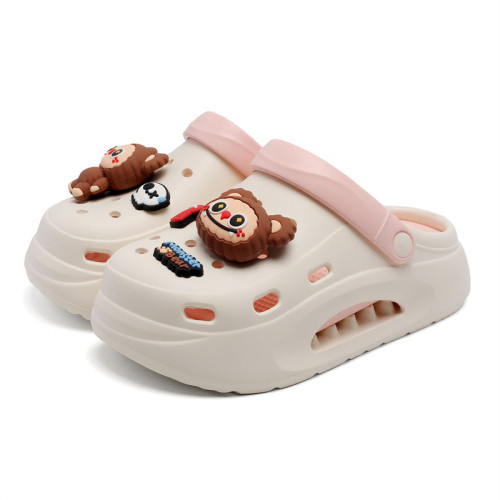 洞洞鞋女夏外穿時尚厚底包頭拖軟底舒適護士鞋防滑半拖海邊沙灘鞋 洞洞鞋女夏外穿時尚厚底包頭拖軟底舒適護士鞋防滑半拖海邊沙灘鞋