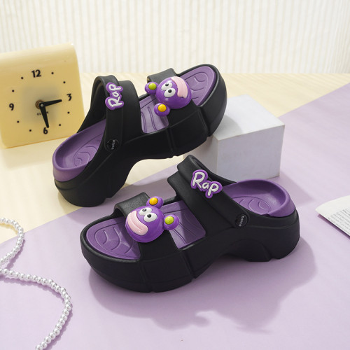 女式拖鞋夏季新款防滑女款踩屎感涼鞋女士涼拖女夏外穿厚底涼拖鞋 女式拖鞋夏季新款防滑女款踩屎感涼鞋女士涼拖女夏外穿厚底涼拖鞋