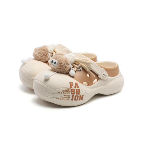 踩屎感洞洞鞋女士拖鞋夏季包頭鞋帶跟外穿女生沙灘鞋eva涼鞋 踩屎感洞洞鞋女士拖鞋夏季包頭鞋帶跟外穿女生沙灘鞋eva涼鞋