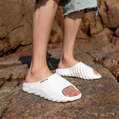 2025新款個性時尚簡約椰子一字拖鞋男外穿運動涼拖鞋