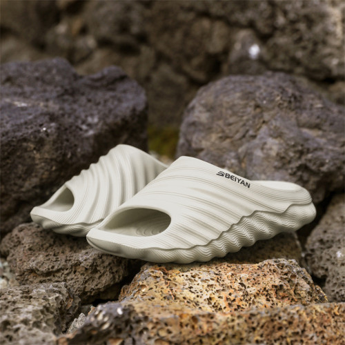 2025新款個性時尚簡約椰子一字拖鞋男外穿運動涼拖鞋