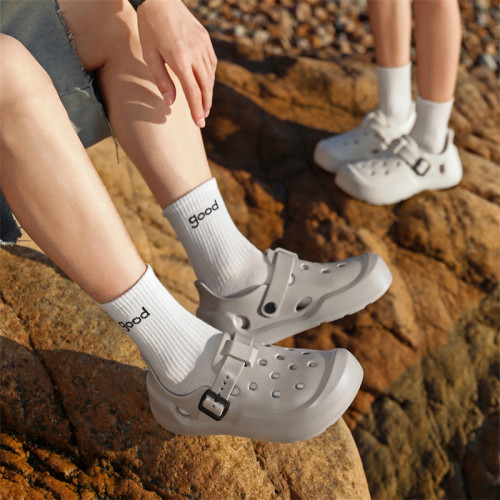 涉水鞋夏季新款增高防滑洞洞鞋女外穿EVA戶外運動鞋ins網紅登山鞋 涉水鞋夏季新款增高防滑洞洞鞋女外穿EVA戶外運動鞋ins網紅登山鞋