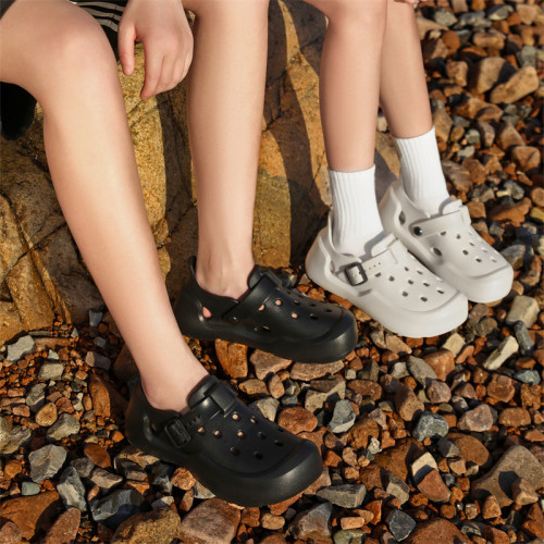 涉水鞋夏季新款增高防滑洞洞鞋女外穿EVA戶外運動鞋ins網紅登山鞋 涉水鞋夏季新款增高防滑洞洞鞋女外穿EVA戶外運動鞋ins網紅登山鞋