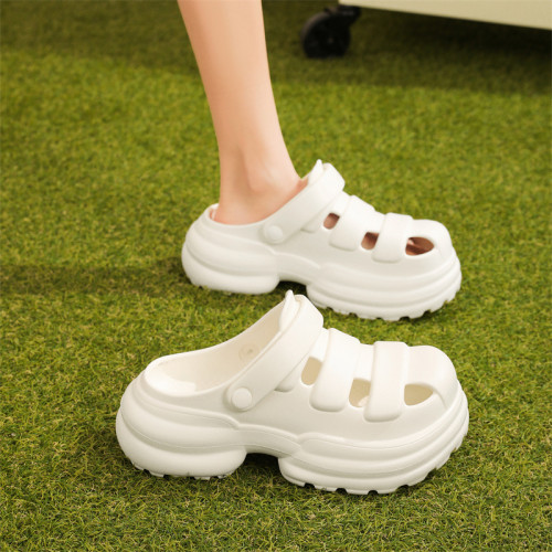 eva洞洞鞋女夏季外穿2025新款ins風時尚少女心沙灘包頭涼拖鞋 eva洞洞鞋女夏季外穿2025新款ins風時尚少女心沙灘包頭涼拖鞋