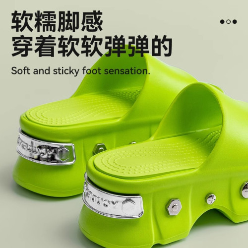 厚底拖鞋女士夏季外穿2025新款網紅小個子增高防滑防臭涼拖鞋女款 厚底拖鞋女士夏季外穿2025新款網紅小個子增高防滑防臭涼拖鞋女款