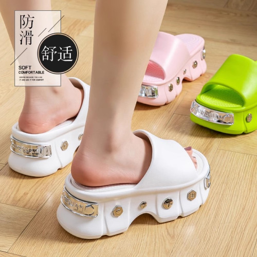 厚底拖鞋女士夏季外穿2025新款網紅小個子增高防滑防臭涼拖鞋女款 厚底拖鞋女士夏季外穿2025新款網紅小個子增高防滑防臭涼拖鞋女款