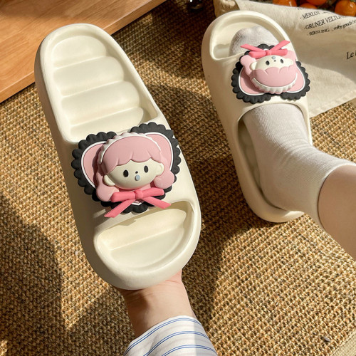 可愛厚底涼拖鞋女2025新款夏季外穿踩屎感ins少女心室內家居防滑 可愛厚底涼拖鞋女2025新款夏季外穿踩屎感ins少女心室內家居防滑