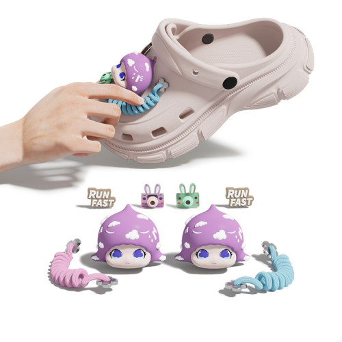 2025年新款鯊魚貝貝DIY洞洞鞋情侶純色綁帶增高鞋底eva春夏涼拖鞋 2025年新款鯊魚貝貝DIY洞洞鞋情侶純色綁帶增高鞋底eva春夏涼拖鞋