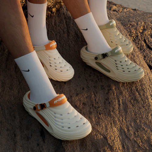 夏季時尚漣漪EVA洞洞鞋鞋墊可拆卸百搭厚底男士居家外穿運動拖鞋 夏季時尚漣漪EVA洞洞鞋鞋墊可拆卸百搭厚底男士居家外穿運動拖鞋