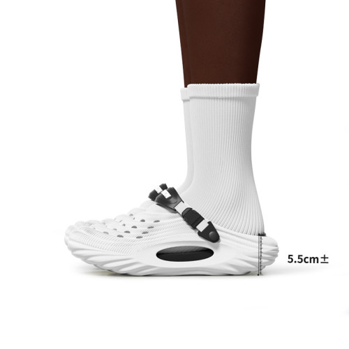 夏季時尚漣漪EVA洞洞鞋鞋墊可拆卸百搭厚底男士居家外穿運動拖鞋 夏季時尚漣漪EVA洞洞鞋鞋墊可拆卸百搭厚底男士居家外穿運動拖鞋