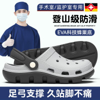 洞洞鞋男夏季外穿透氣踩屎感厚底情侶家居防滑包頭eva拖鞋女