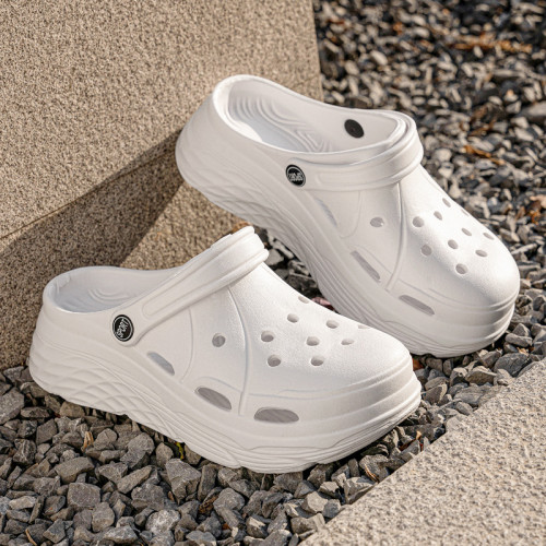 洞洞鞋女士厚底拖鞋女增高鞋eva外穿涉水沙灘鞋涼鞋歐美可外穿 洞洞鞋女士厚底拖鞋女增高鞋eva外穿涉水沙灘鞋涼鞋歐美可外穿