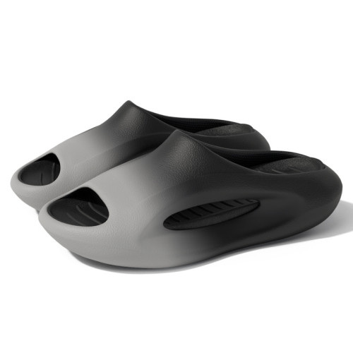 漸變踩屎感拖鞋男士夏季戶外穿運動男款潮流厚底情侶涼拖鞋