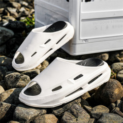 拖鞋夏季外穿運動沙灘鞋情侶新款居家戶外一字拖戶外休閒男士涼拖