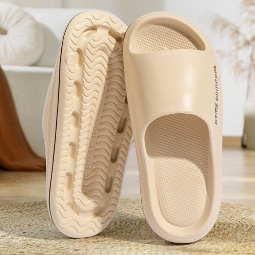 踩屎感拖鞋女2025新款室內家居家厚底浴室洗澡防滑家用涼拖鞋男士