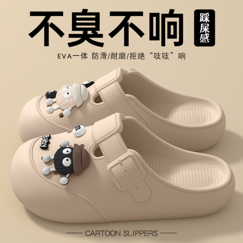 勃肯涼拖鞋女2025夏季新款辦公包頭半拖厚底防滑情侶外穿懶人涼鞋