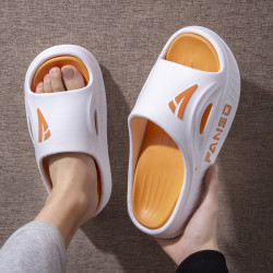 運動撞色男士涼拖鞋夏季2025新款外穿厚底防滑防臭eva籃球拖鞋男