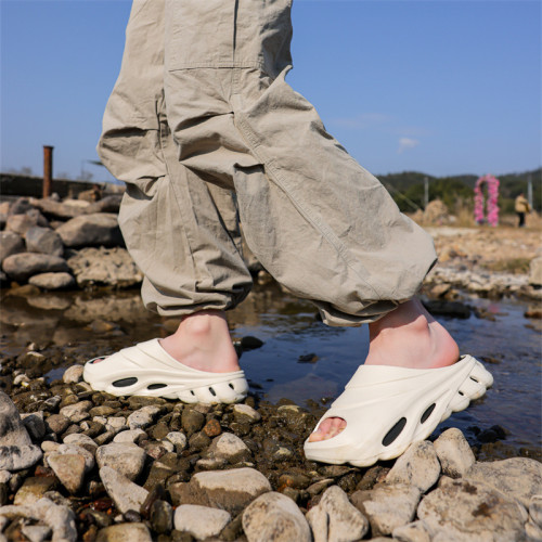 踩屎感厚底EVA男士拖鞋 網紅爆款運動軟底防臭防滑耐磨情侶一字拖 踩屎感厚底EVA男士拖鞋 網紅爆款運動軟底防臭防滑耐磨情侶一字拖